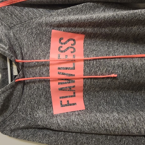 Free Kisses Pink and Gray Sweater with Soft Comfort - Picture 3 of 5